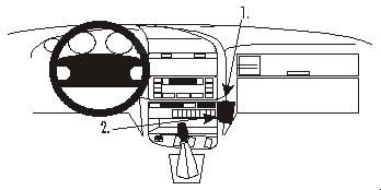 Brodit Proclip 852350 BMW 3-serie 91-   low