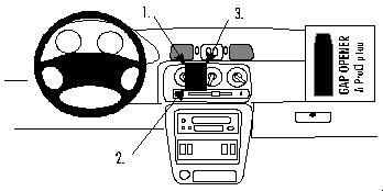 Brodit Proclip 852604 Nissan Micra (KL11) 98-