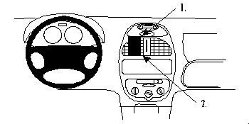 Brodit Proclip 852673 Peugeot 206 99-